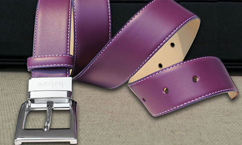 Sac de voyage Homme - cuir Violet Ultra (sac de voyage violet) - hurbane